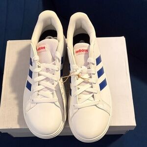 adidas Kids Shoes in White and Blue